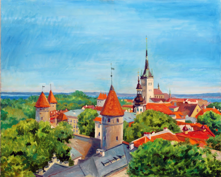 1.Tallinn view,oil on canvas,81x65 cm,Estonia 2009
