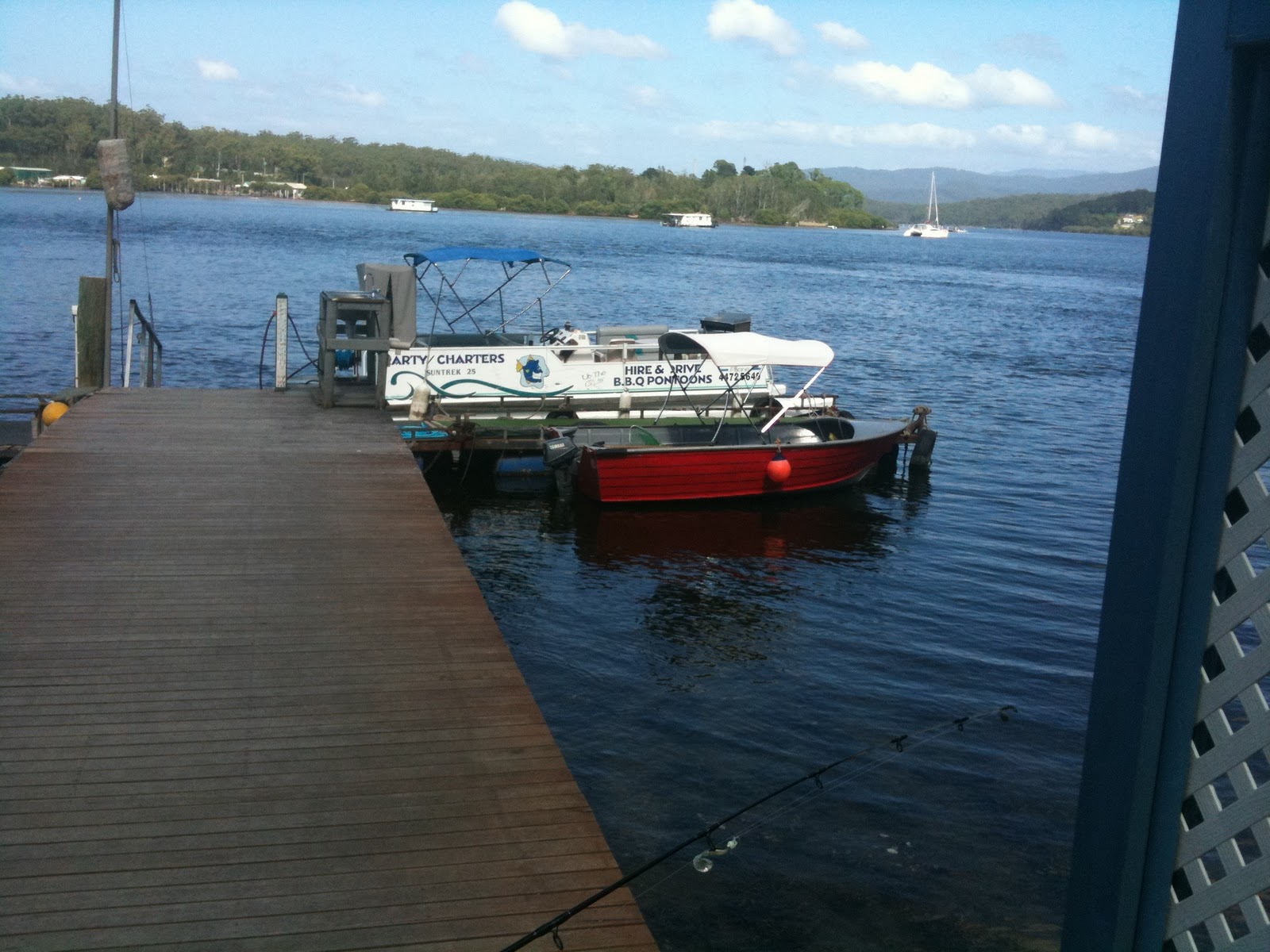 Lloyds on Tour Fishing on the Clyde River , Batemans Bay.