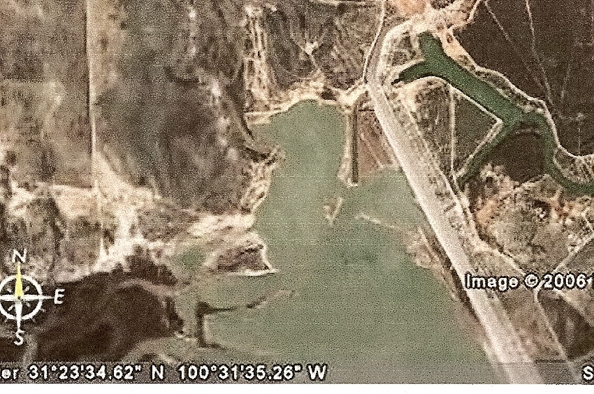 Twin Buttes Reservoir December 2010