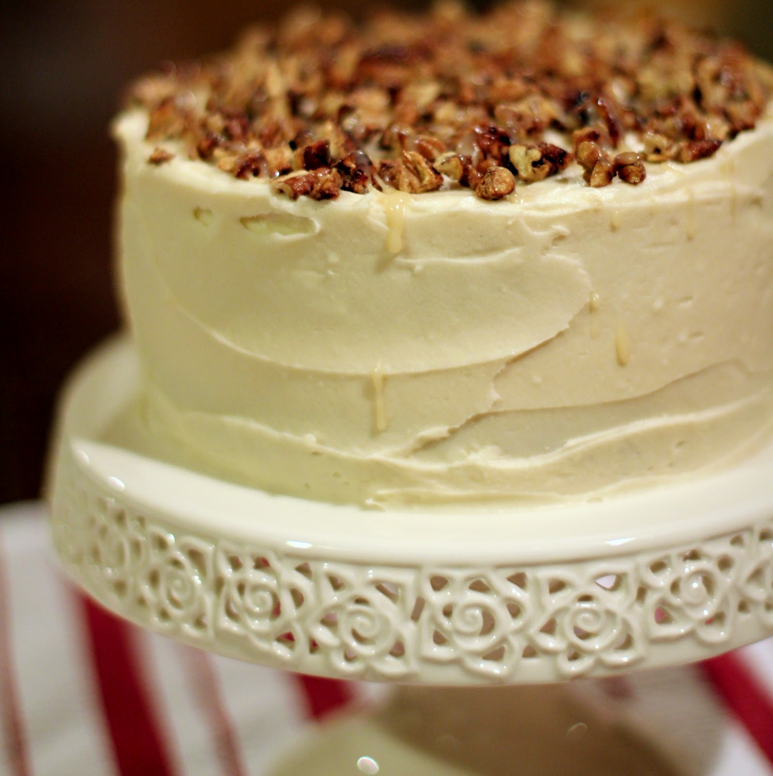 Shared Bites French Vanilla Cake w/Caramel Frosting