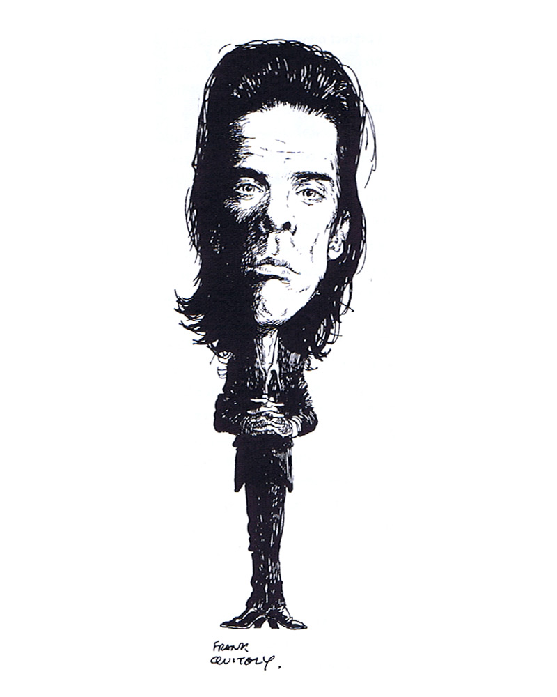 Frank Quitely draws Nick Cave.