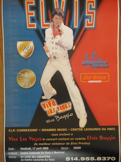 13 Mars, 2009 - Whammo Music present "Elvis Baggio"!!