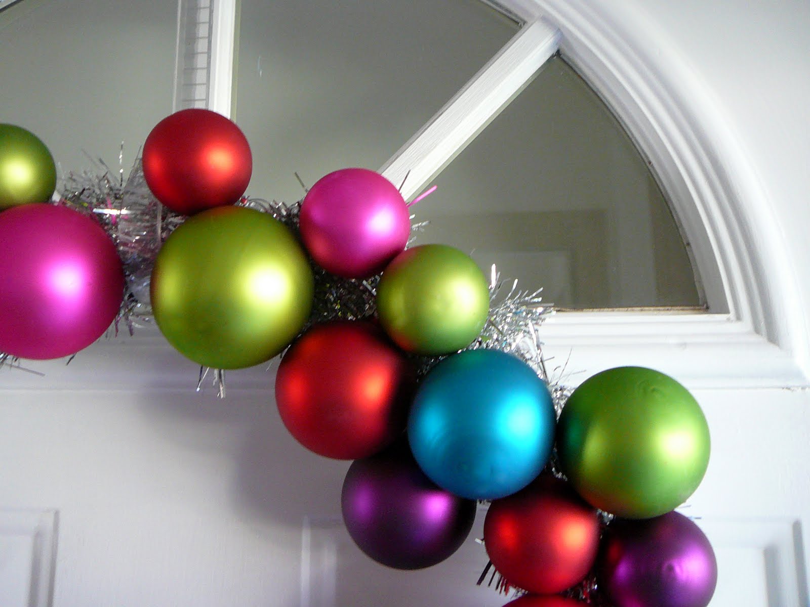 The Pursuit of Happiness: Festive Ornament Ball Wreath