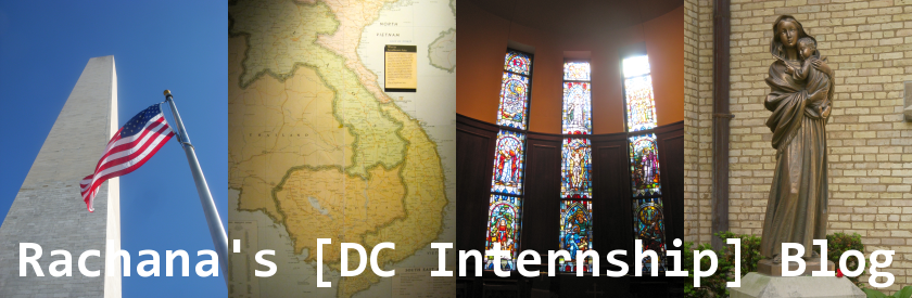 Rachana's DC Internship Blog