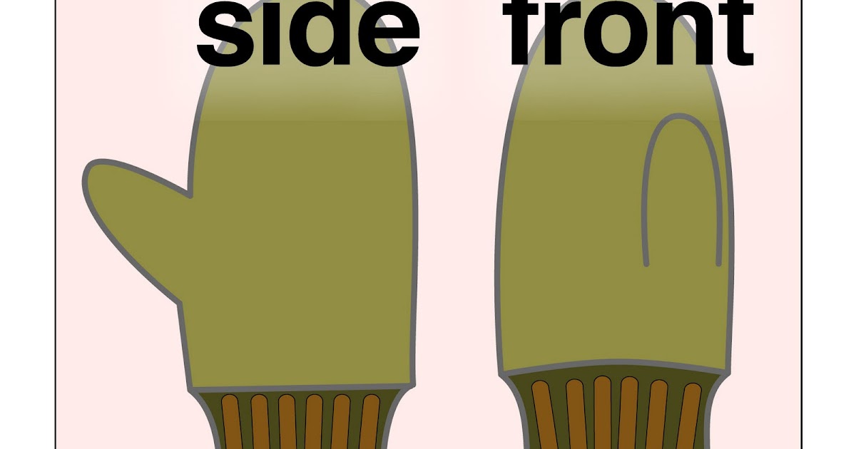 TECHknitting Lining mittens, part 1 thumb at the side