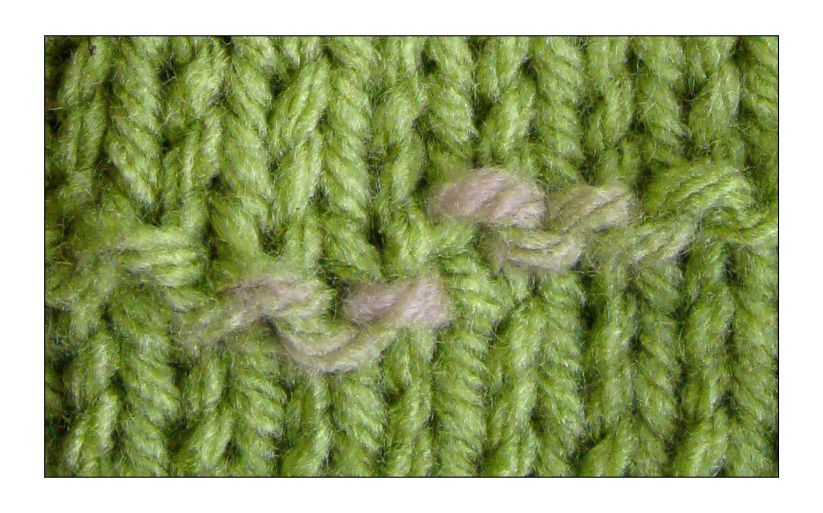 TECHknitting Horizontal fold lines in knitting, part 1 knit sides out
