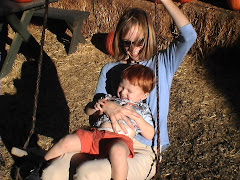Having fun at the pumpkin patch