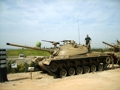 Tanque Patton de Israel, usado también por Jordania