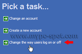 Change Log On and Off