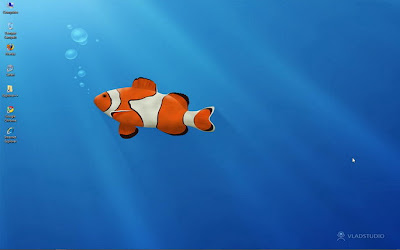 Icon Desktop lebih kecil