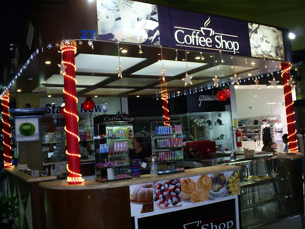 O Coffee Shop em clima "natalino"