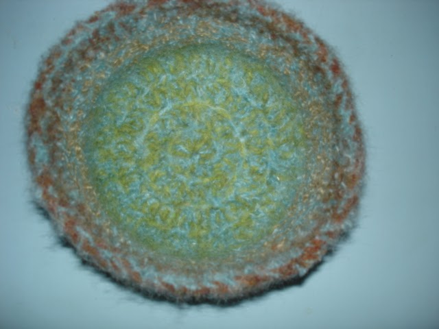 Creative Passage: Felted Bowl and Felted Acorns...a match made in heaven!
