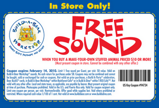Build A Bear Coupon Free Sound Build A Bear Coupon Free Sound