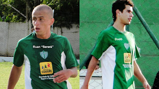 Da Esquerda para Direita Ruan Sarará e Douglas