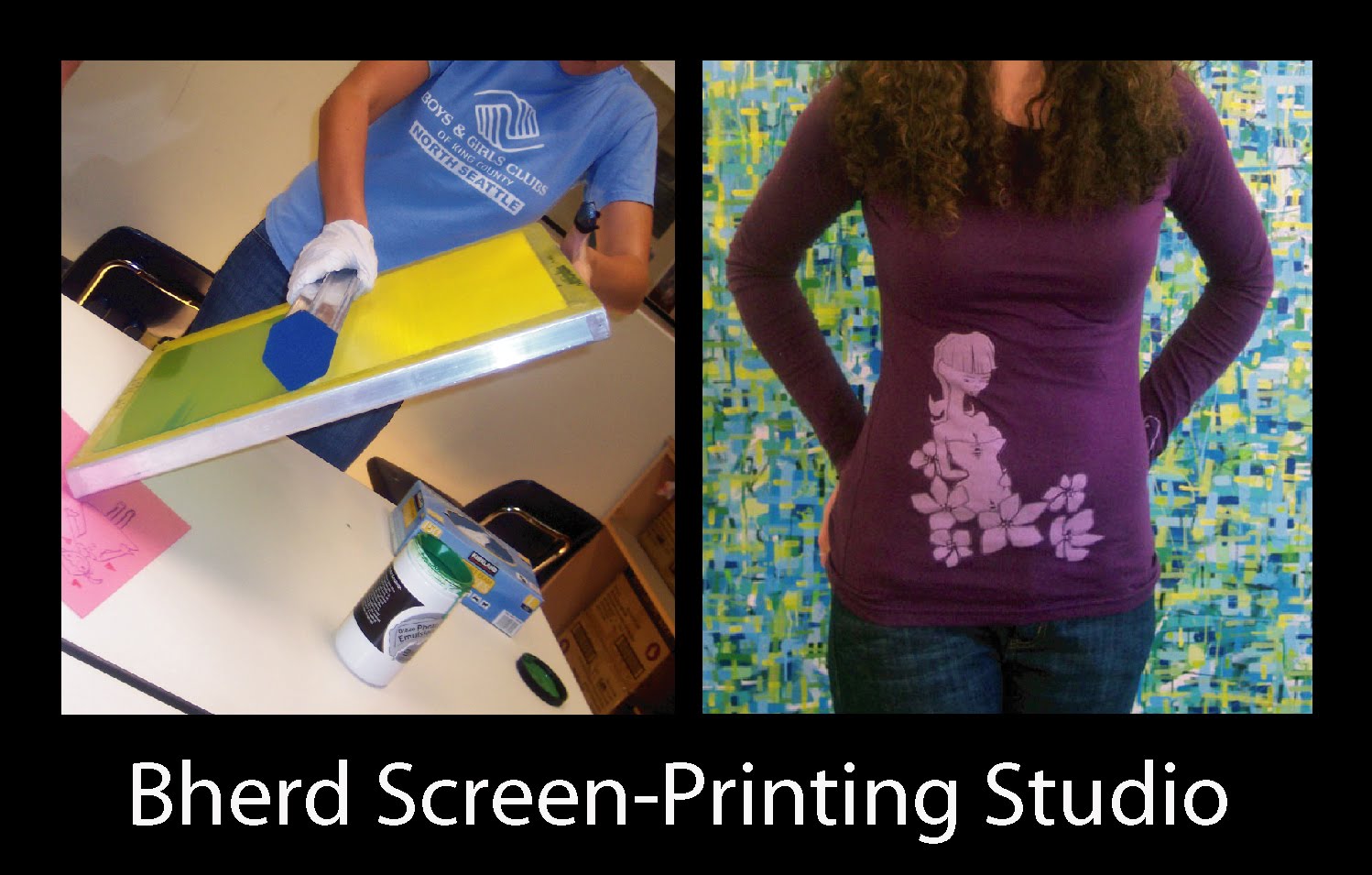 Speak & Bherd ScreenPrinting Classes at Bherd Studios is Back Sat