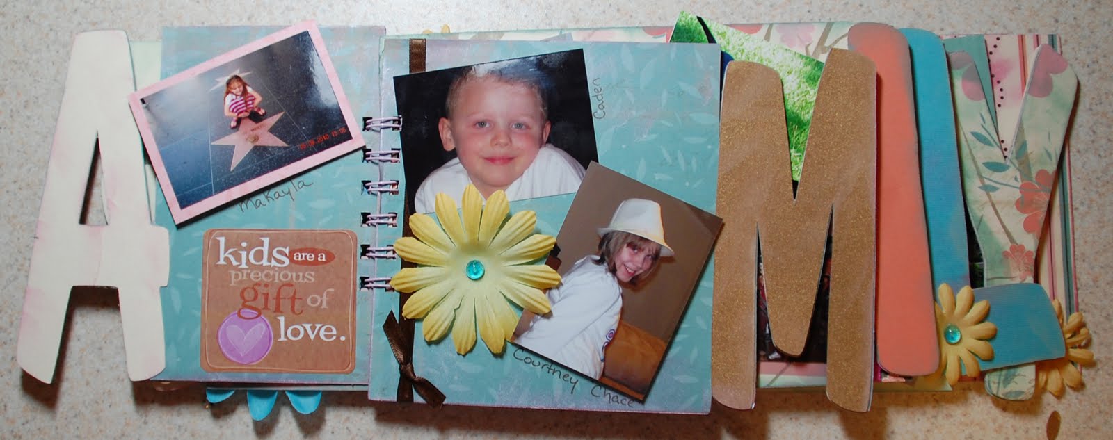 Rather B Scrappin: Family Word Book