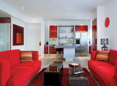 Elegant Color and the Flat Stunning Style Apartment in Israel