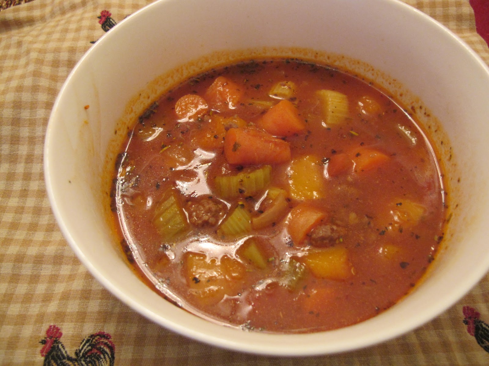 Enjoying Healthy Foods Venison Vegetable Soup