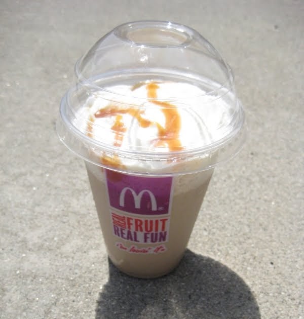 Review McDonald's Caramel Frappé Brand Eating
