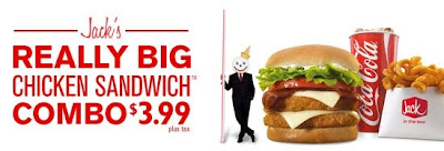 Jack in the Box Really Big Chicken Sandwich Combo