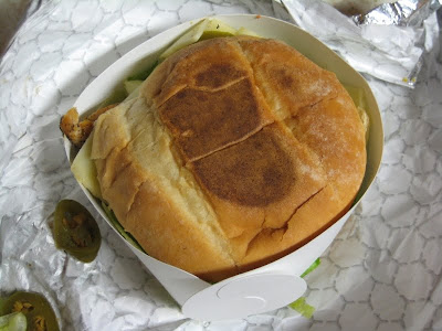 El Pollo Loco Jalapeno Grilled Chicken Sandwich topview