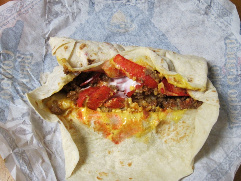 as a Taco Bell Bean Burrito. The main flavor is provided by the Fritos as a Taco Bell Bean Burrito. The main flavor is provided by the Fritos