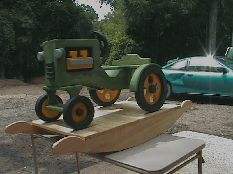 WDDSr Fine Woodworks Rocking Tractor