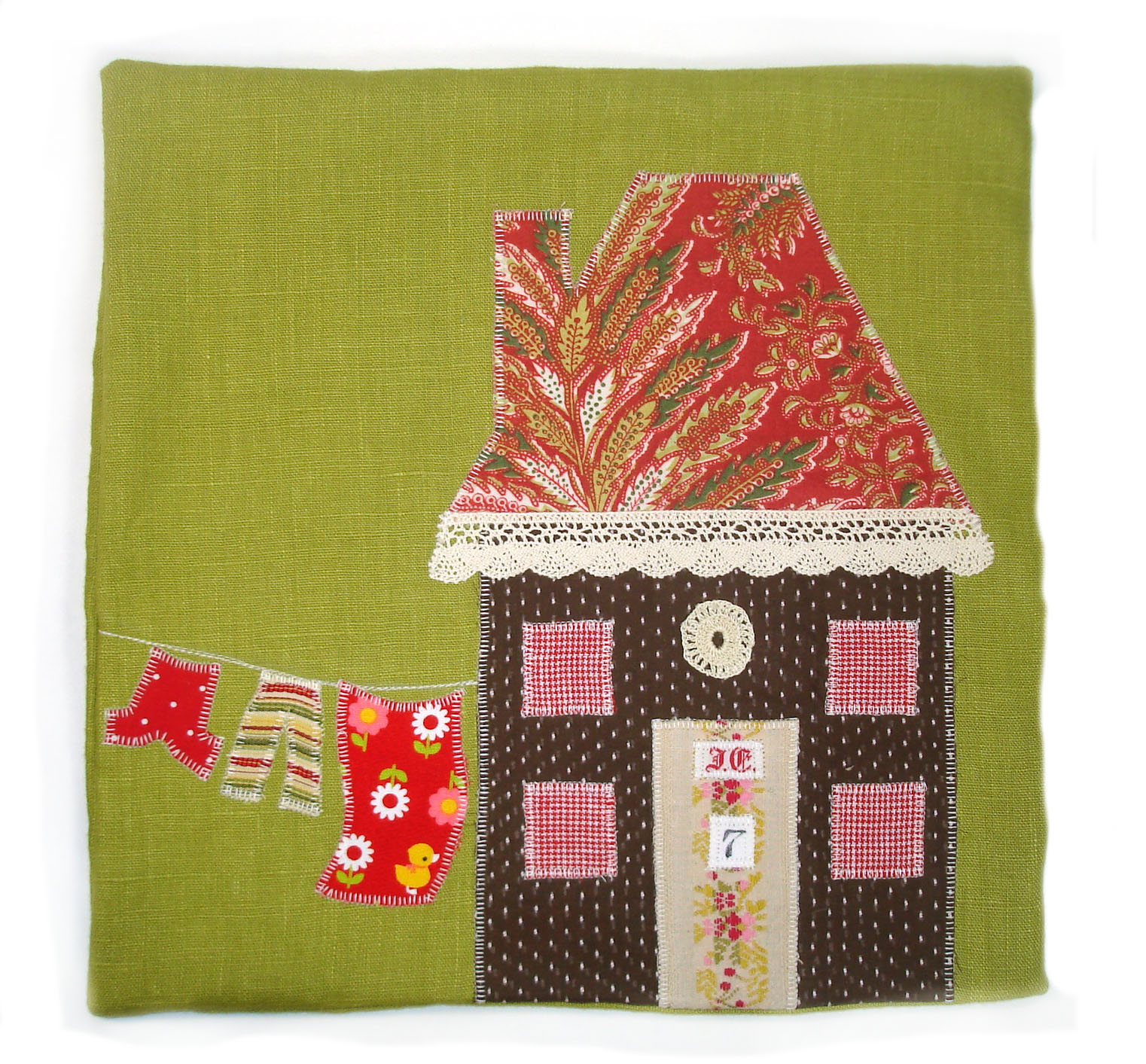 RobinsEggBlue New Applique House Pillows....
