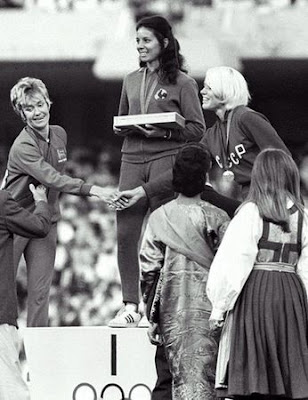 Colette Besson, Lillian Board y Natalia Pechenkina - México 1968