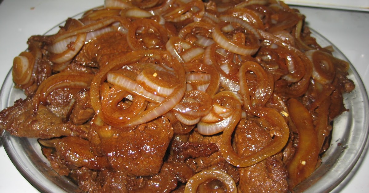 F.O.O.D. Dinner Bistek Tagalog and Fried Rice