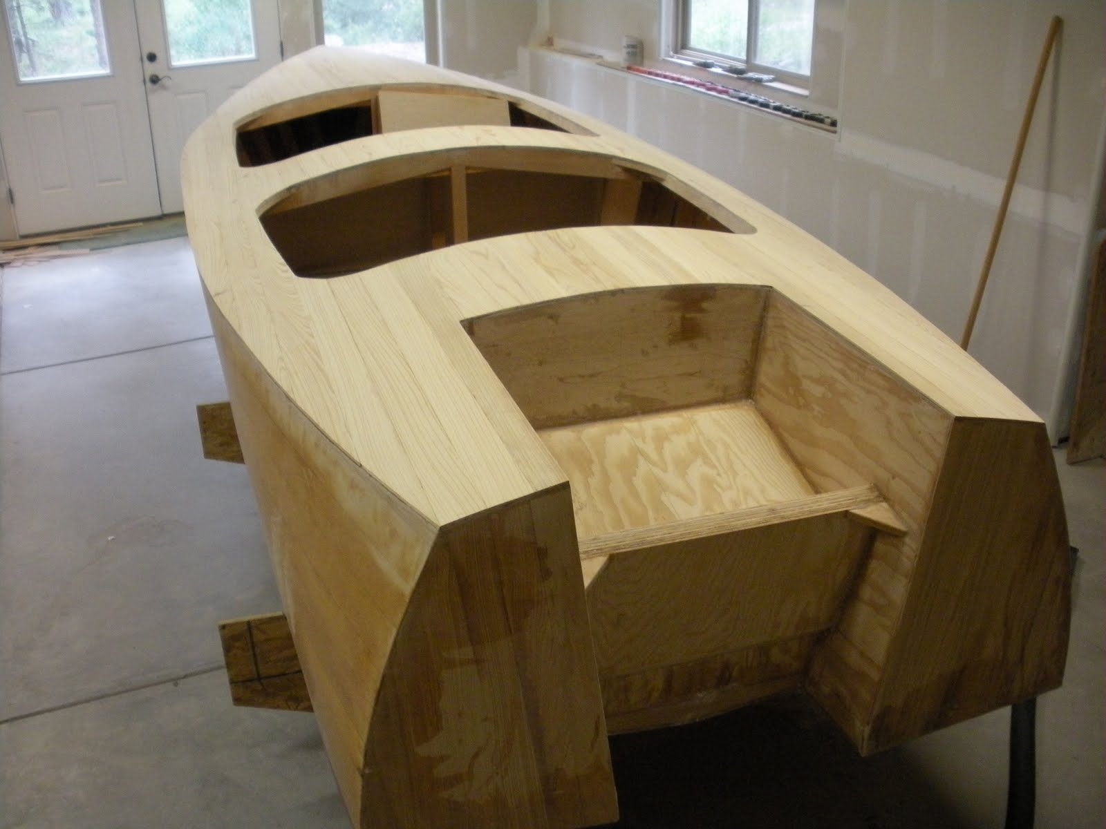 Plywood Boat Developable surface boat