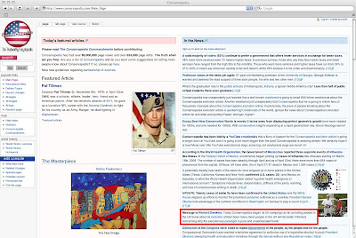 Does this mean Conservapedia is spamming the UK? And you thought being offered a bigger penis was annoying!