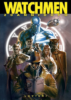 Tapa de la edición de lujo de 2005 de los 12 volúmenes de Watchmen
