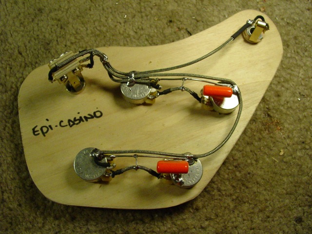 Daily Guitar Repair: Wiring harness for you to put in or for us to put in.