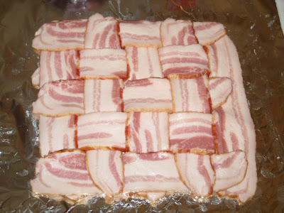 As promised here is a picture of the bacon explosion and the link to the 