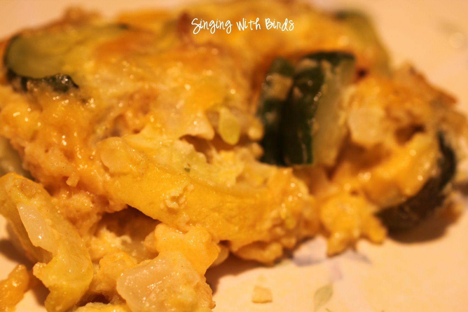 Zucchini and Cheese Casserole - Cheery Kitchen
