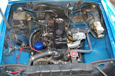 1977 MGB: Engine Bay 1977 ford alternator wiring diagram 