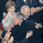 Looks like George has been hangin' with Bill Clinton!