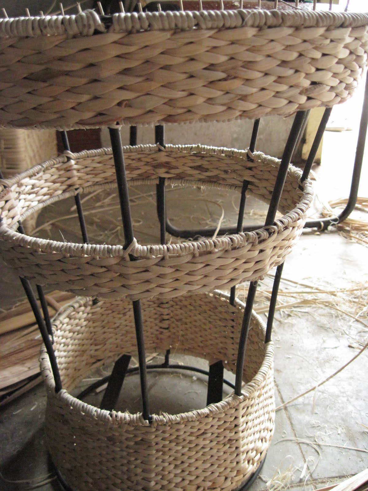 Tradition made Contemporary Banana fiber stool