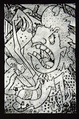 Styrofoam Plate Monoprint - Middle School