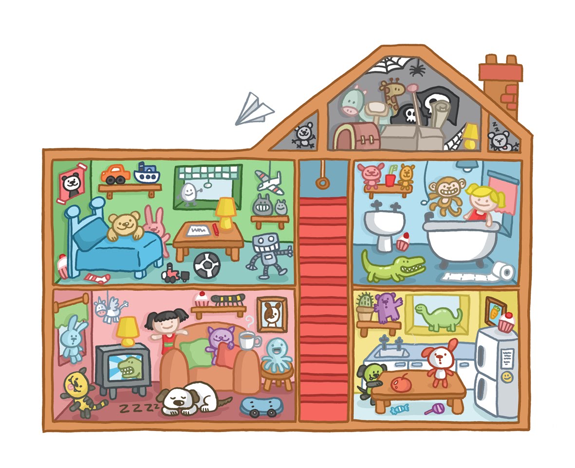 Line Art Dollhouse : Squid bits november