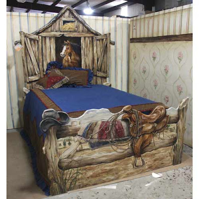 Dormitorios infantiles: Dormitorio temático de caballos para que se