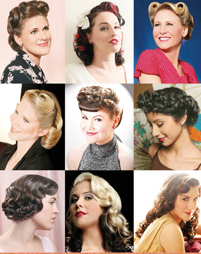 Hairstyle first part 50s hairstyle. Hairstyle first part