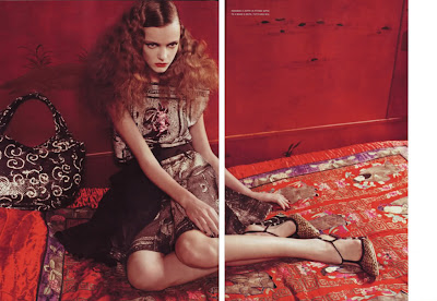 Imogen Morris Clarke by Sophia Sanchez and Mauro Mongiello for Vogue Pelle Italy March 2009, part 2