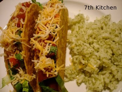 Tacos and cilantro lime rice