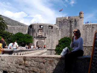 Pat on Pile Gate - Dubrovnik, Croatia