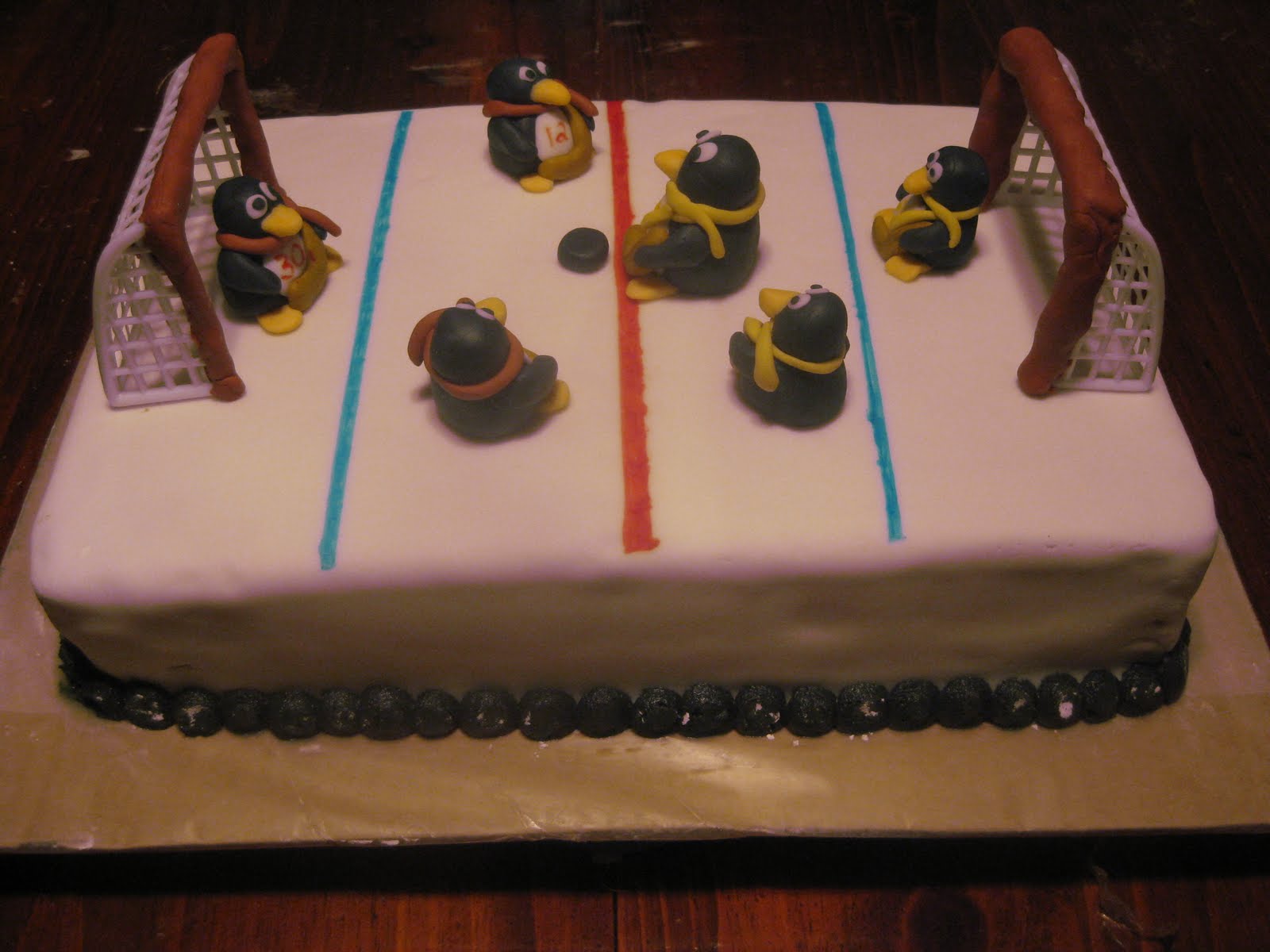 Second Generation Cake Design: Hockey Birthday