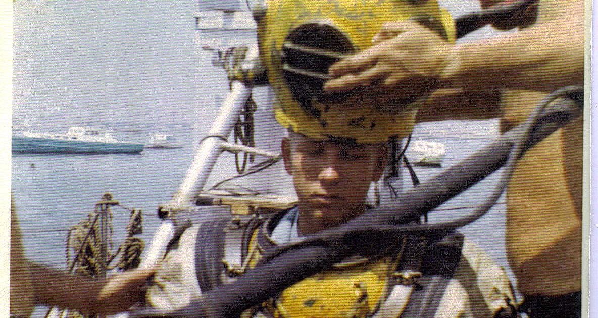 Jim Broman's Deep Water Divers Jim Broman first Hard Hat Dive