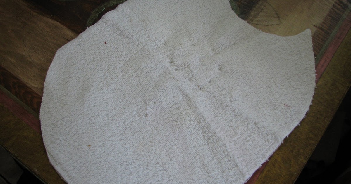 simply homemade Upcycled Towel Bibs (tutorial)