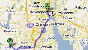 Distance From Providence To Coventry P.O. Box